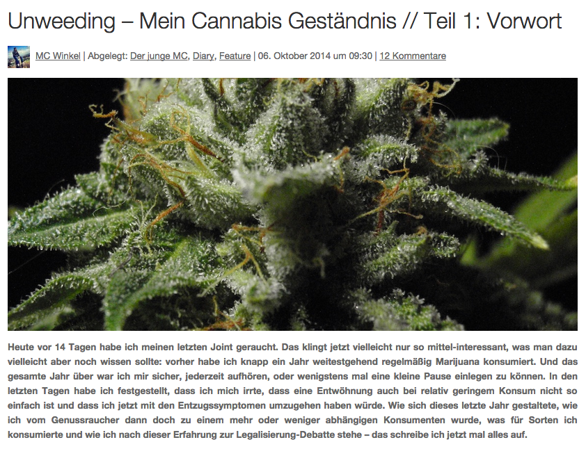Das Unweeding des MC W